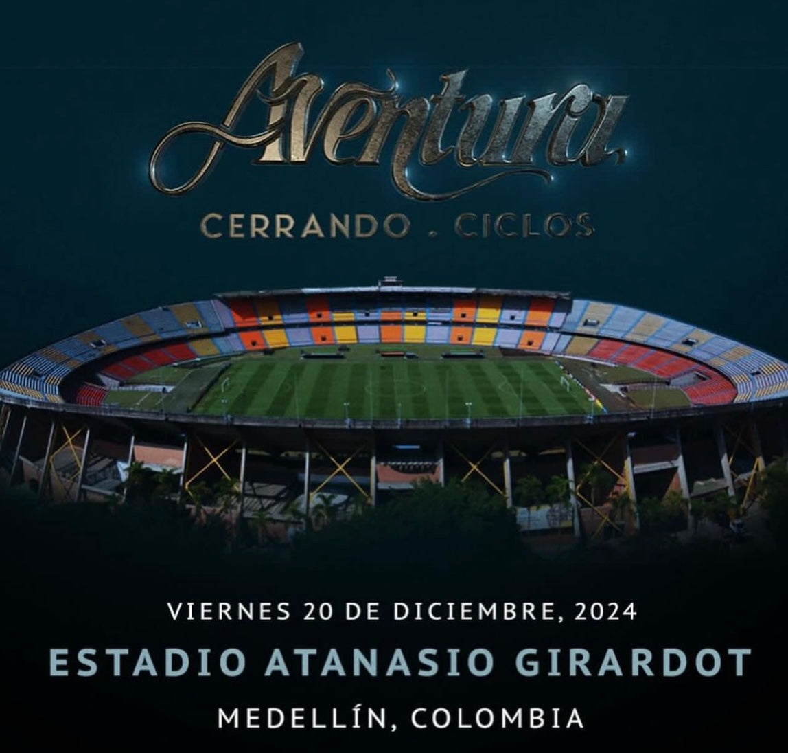 AVENTURA - OCCIDENTAL ALTA - 20 DICIEMBRE, MEDELLÍN ESTADIO ATANASIO GIRARDOT