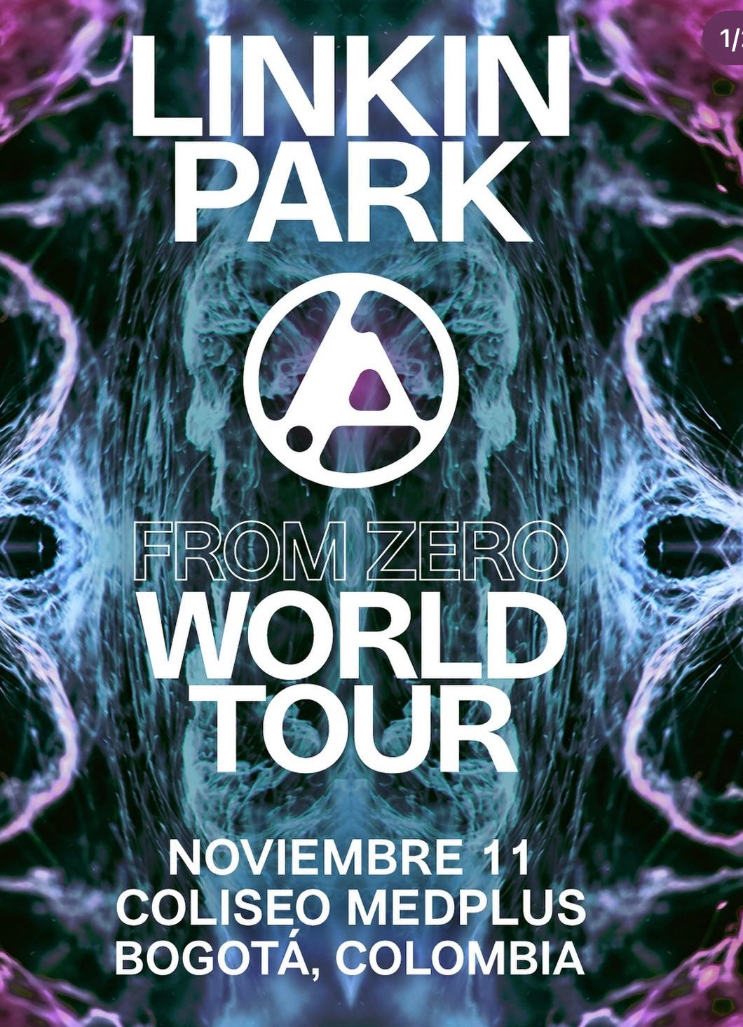 LINKIN PARK - GRADERIA - 11 NOVIEMBRE BOGOTÁ - COLISEO MED PLUS