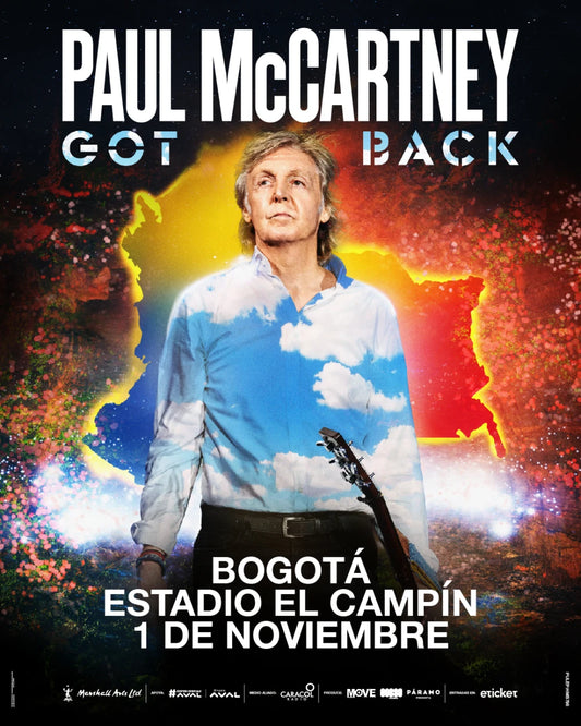 PAUL McCARTNEY - BOGOTA - 1 DE NOVIEMBRE - ORIENTAL BAJA